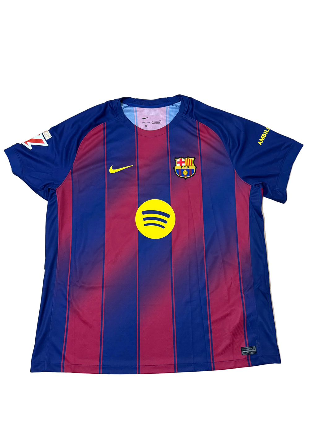 Lamine Yamal Barcelona hjemmebanetrøje 2025/26 - XXL