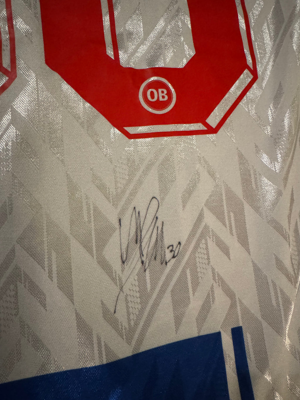 (SIGNERET) Max Fenger Ob hjemmebanetrøje 2024/25 - M