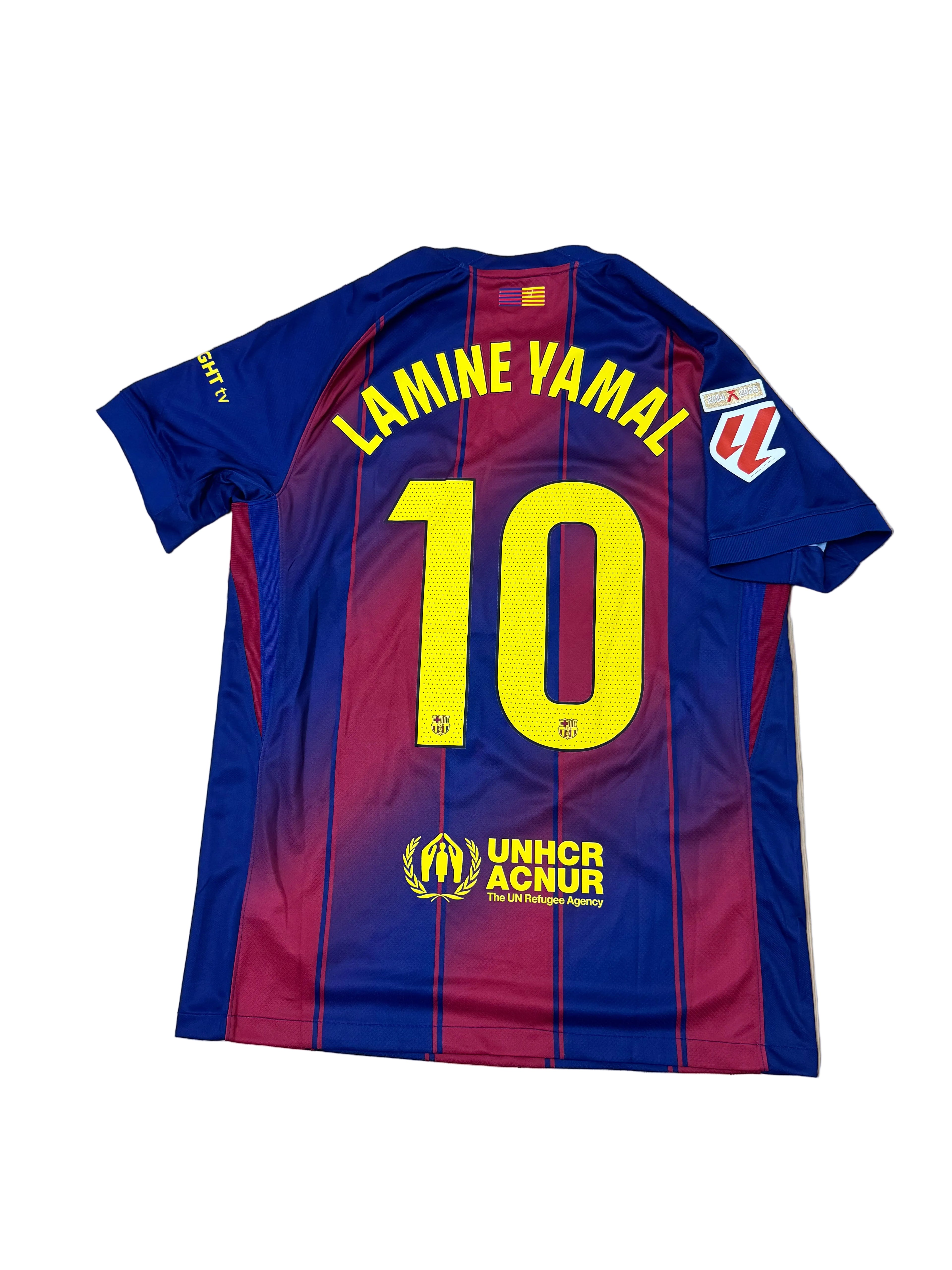 Lamine Yamal Barcelona hjemmebanetrøje 2025/26 - M