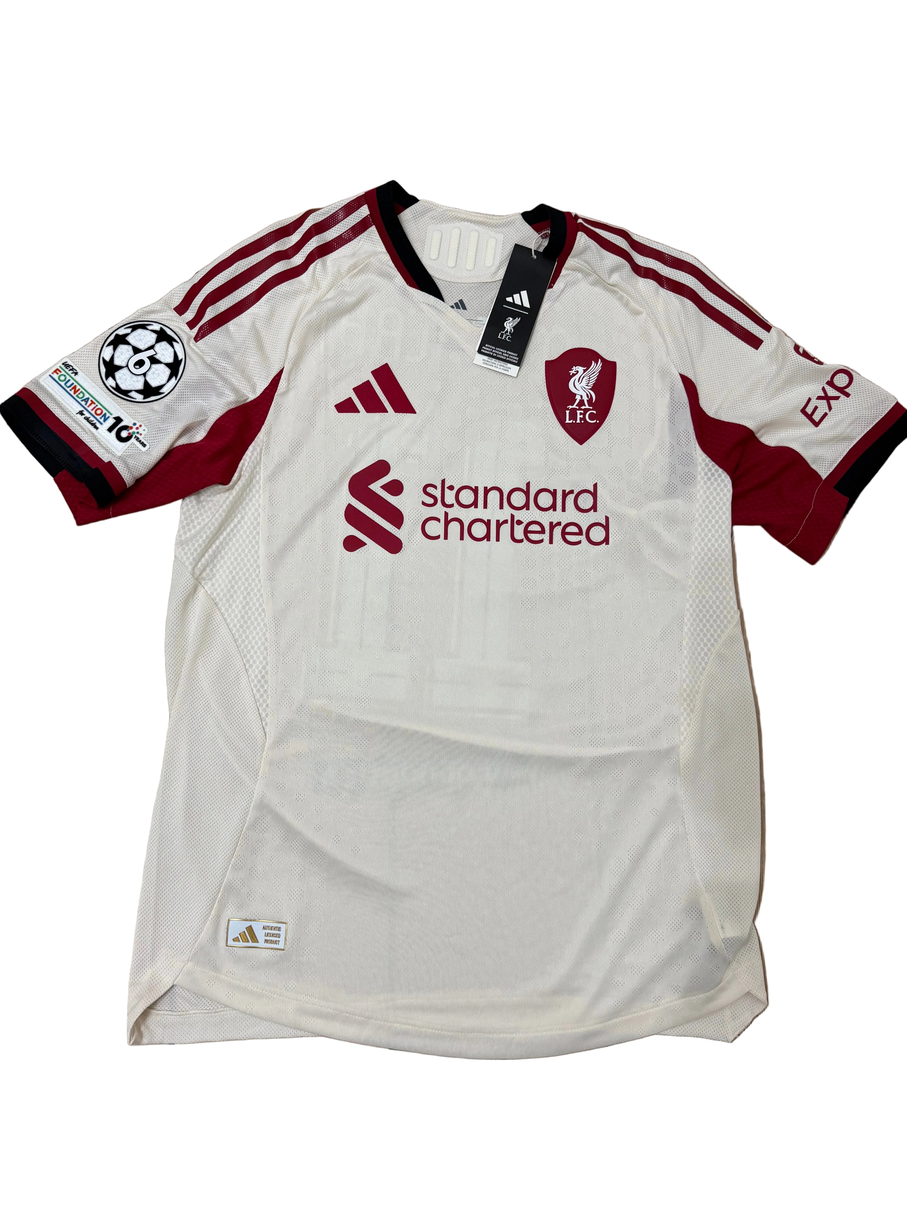 (Spiller version) Mohammed Salah Liverpool udebanetrøje 2025/26 - M